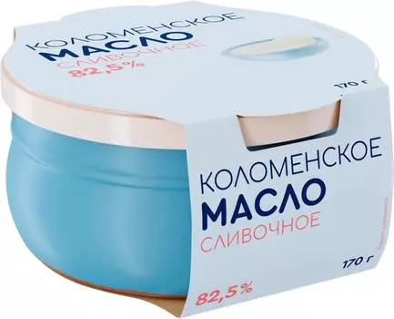 Масло Коломенский сливочное 82.5% 170г. Закажите онлайн!
