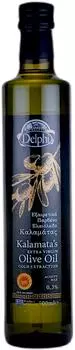 Масло оливковое Delphi Extra Virgin P.D.O Kalamata нерафинированное 500мл