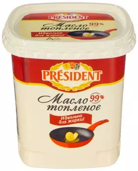 Масло топленое President 99% 380г