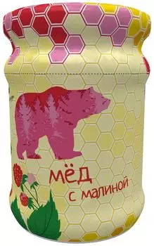 Мед Ягоды Карелии с малиной 320г