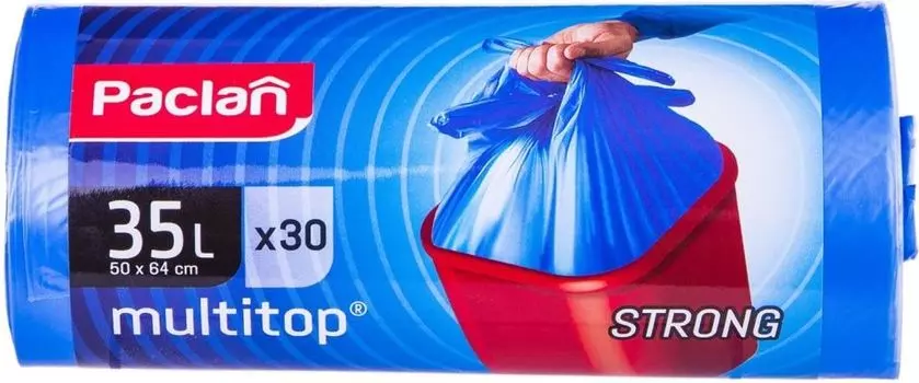Мешок для мусора Paclan Multitop 35л 30шт