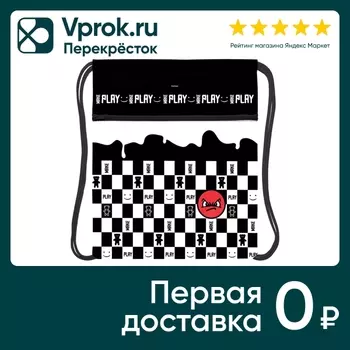 Мешок для сменной обуви Hatber Смайлики 34*47см