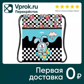 Мешок для сменной обуви Hatber Смешарики 34*47см