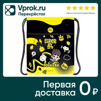 Мешок для сменной обуви Hatber Влад А4 34*47см