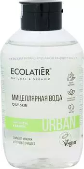 Мицеллярная вода Ecolatier для снятия макияжа Чай матча и Бамбук 400мл