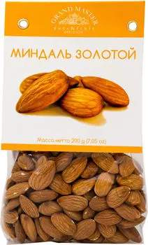 Миндаль Grand Master Золотой 200г - Vprok.ru Перекрёсток