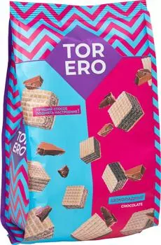 Мини-вафли Torero Нежные Шоколадные 125гс доставкой!