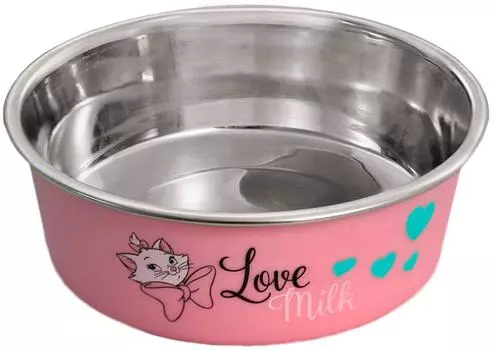 Миска для животных Triol Disney Marie &amp; Milk на резинке 250мл