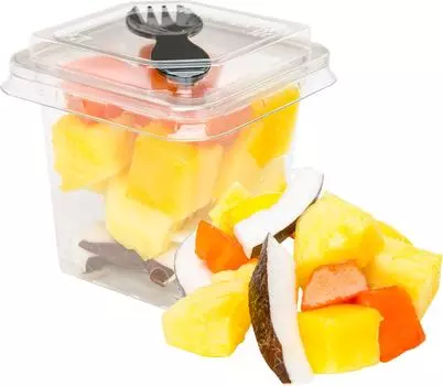 Микс фруктовый Оранжевая марка Манго Папайя Ананас Кокос кусочками 140г