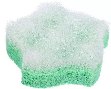 Мочалка Банные Штучки c массажным слоем 11*11*3.5см