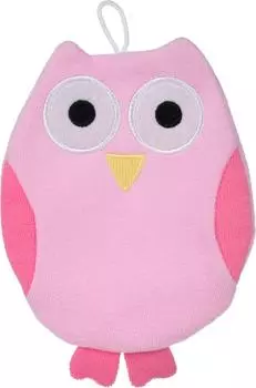 Мочалка для тела Банные Штучки Совушки для чувствительной кожи 18*21см в ассортименте