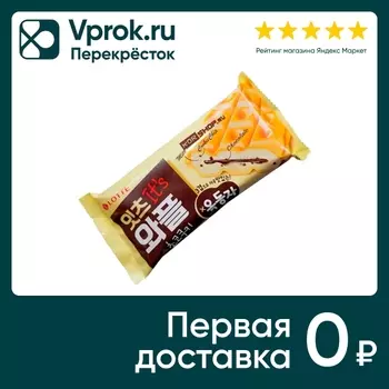 Мороженое Lotte Сэндвич-вафля Ракушка 124гс доставкой!