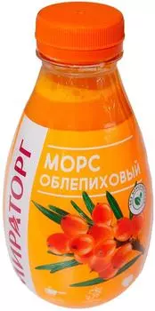 Морс Мираторг облепиховый 370мл - Vprok.ru Перекрёсток