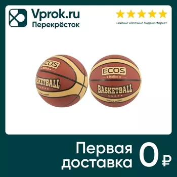 Мяч баскетбольный Ecos Motion 7 - Vprok.ru Перекрёсток