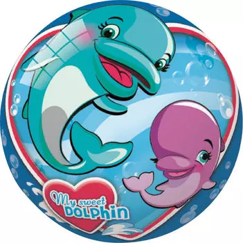 Мяч Star Дельфины 23см