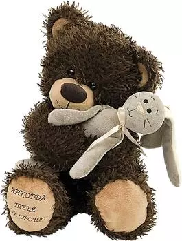 Мягкая игрушка Fancy медведь Чиба с зайцем 28см