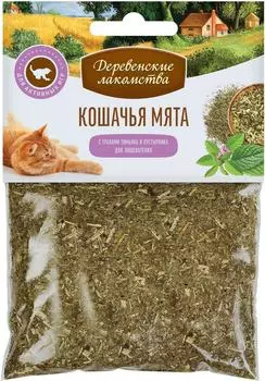 Мята кошачья Деревенские лакомства Тимьян пустырник 15г