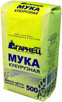 Мука Гарнец Кукурузная 500г - Vprok.ru Перекрёсток