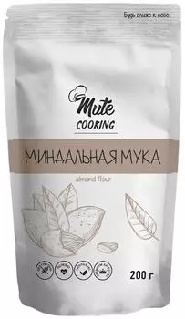 Мука Mute Cooking Миндальная 200г - Vprok.ru Перекрёсток