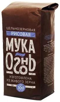 Мука Огонь рисовая 500г