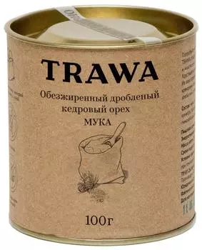 Мука Trawa Кедровый орех обезжиренная 100г