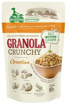 Мюсли Bionova ореховые 60г - Vprok.ru Перекрёсток