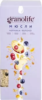 Мюсли Granolife Черника-яблоко 400г. Доставим до двери!