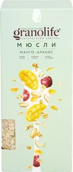 Мюсли Granolife Манго-арахис 400г - Vprok.ru Перекрёсток