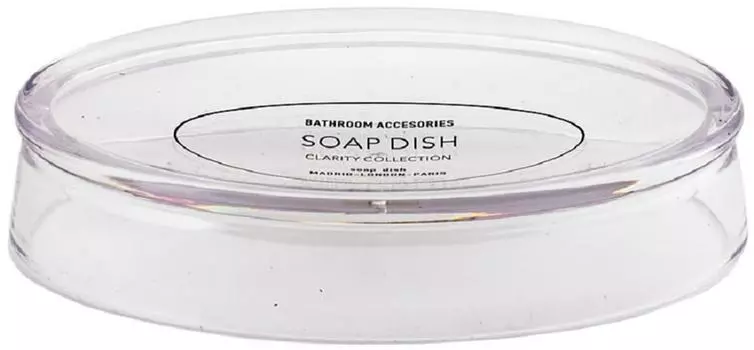 Мыльница Swensa Clarity прозрачная