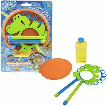 Мыльные пузыри 1Toy Мы-Шарики! Крокодил 250мл