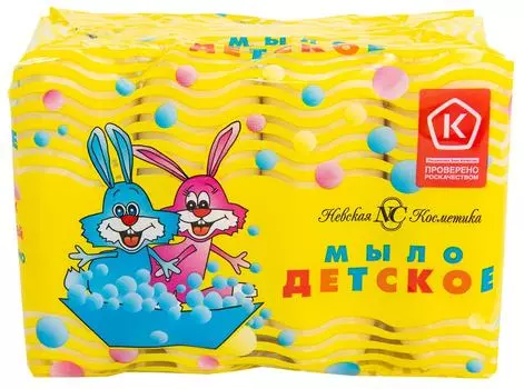 Мыло детское Невская Косметика 4шт*100гс доставкой!