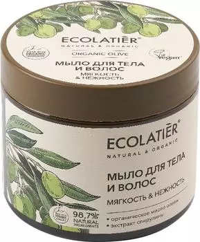 Мыло для тела и волос Ecolatier Organic Olive Мягкость &amp; Нежность 350мл
