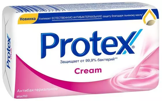 Мыло Protex Cream антибактериальное 90г