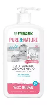 Мыло жидкое детское Synergetic натуральное гипоаллергенное 0+ 500мл