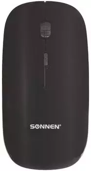 Мышь беспроводная Sonnen M-243 USB 1600dpi 4 кнопки оптическая цвет черный