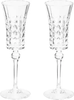 Набор бокалов Cristal dArques Lady Diamond для шампанского 2*150мл