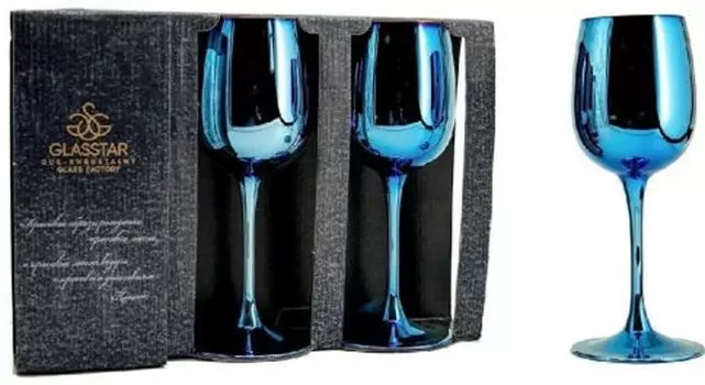 Набор бокалов Glasstar Лавандовый аметист аллегресс 3шт*300мл