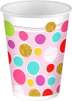 Набор бумажных стаканов ND Play Тортик 250мл 6шт