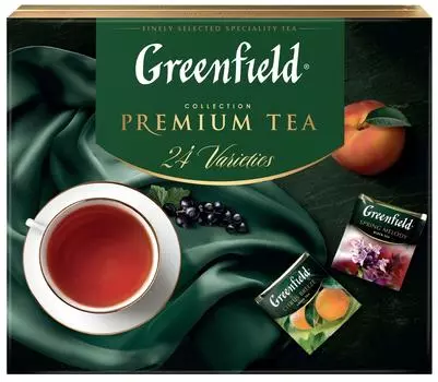 Набор чая Greenfield 24 вида 164.4г. Доставим до двери!