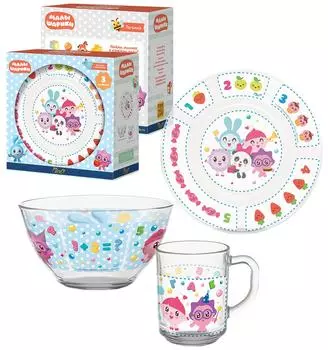 Набор детской посуды PrioritY Малышарики