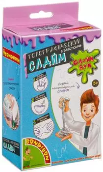 Набор для творчества Bondibon Голографический слайм с блестками