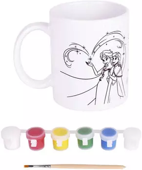 Набор для творчества Disney для росписи кружки Холодное сердце Олаф с красками 350мл
