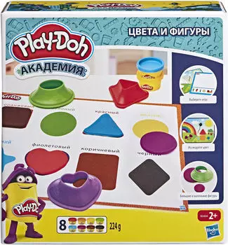 Набор игровой Play-Doh Масса для лепки Цвета и Фигуры