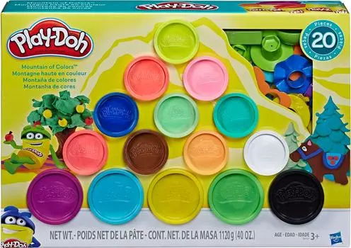 Набор игровой Play-Doh Масса для лепки Горы цвета