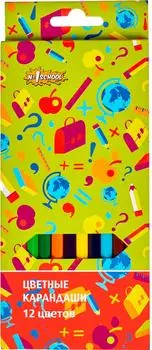 Набор карандашей №1 School Отличник 12 цветов