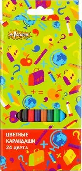 Набор карандашей №1 School Отличник 24 цвета
