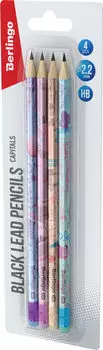Набор карандашей Berlingo Capitals чернографитные 4шт