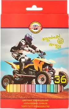 Набор карандашей Koh-I-Noor Sport 36 цветов