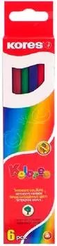 Набор карандашей Kores 6 цветов