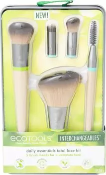 Набор кистей для макияжа Ecotools Interchangeables Daily Essentials Total Face Kit